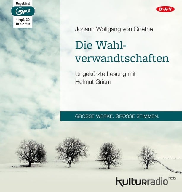 Die Wahlverwandtschaften - Johann Wolfgang von Goethe