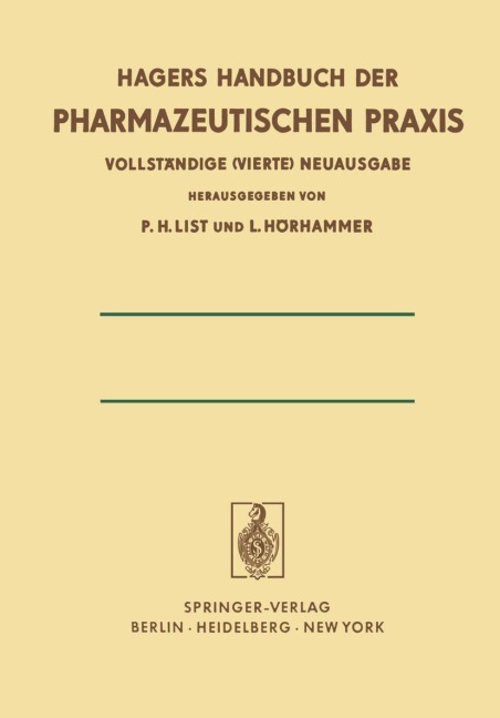 Chemikalien und Drogen Teil C: T-Z - Ludwig Hörhammer, Paul Heinz List
