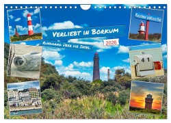 Cover-Bild zum Titel 'Verliebt in Borkum (Wandkalender 2026 DIN A4 quer), CALVENDO Monatskalender' von 'Claudia Kleemann'