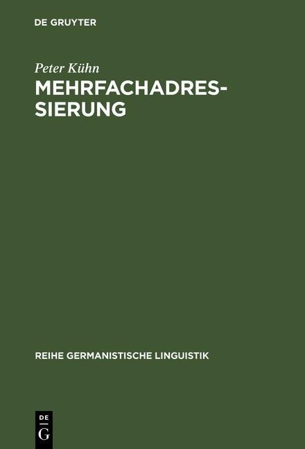 Mehrfachadressierung - Peter Kühn