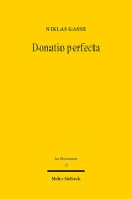 Cover-Bild zum Titel 'Donatio perfecta' von 'Niklas Gasse'