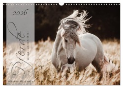 Cover-Bild zum Titel 'Pferde - Spiegel deiner Seele (Wandkalender 2026 DIN A3 quer), CALVENDO Monatskalender' von 'Sabrina Mischnik'
