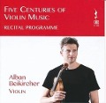 Cover-Bild zum Titel 'Five Centuries of Violin Music' von 'Alban/Andreini Beikircher'