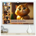 Lustige Kätzchen (hochwertiger Premium Wandkalender 2024 DIN A2 quer), Kunstdruck in Hochglanz - Dirk Meutzner