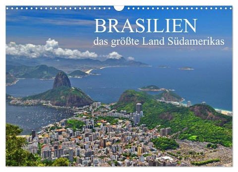 Brasilien - das größte Land Südamerikas (Wandkalender 2024 DIN A3 quer), CALVENDO Monatskalender - Fryc Janusz