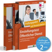 Cover-Bild zum Titel 'Einstellungstest Öffentlicher Dienst: Prüfungspaket mit Testsimulation' von 'Kurt Guth, Marcus Mery, Andreas Mohr'