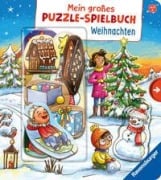 Cover-Bild zum Titel 'Mein großes Puzzle-Spielbuch: Weihnachten' von 'Bookella Bookella'
