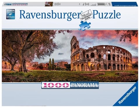 Colosseum im Abendrot 1000 Teile Puzzle - 
