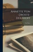 Annette Von Droste-Hülshoff - Carl Busse