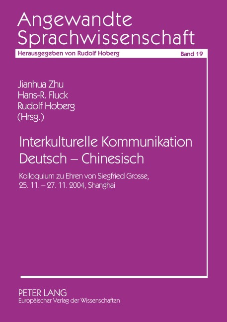 Interkulturelle Kommunikation Deutsch - Chinesisch - 