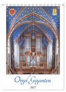 Cover-Bild zum Titel 'Orgel Giganten (Tischkalender 2027 DIN A5 hoch), CALVENDO Monatskalender' von 'Bodo Schmidt'