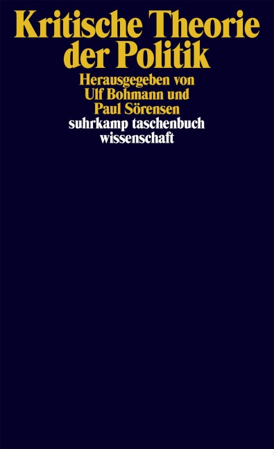 Kritische Theorie der Politik - 