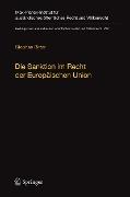 Cover-Bild zum Titel 'Die Sanktion im Recht der Europäischen Union' von 'Stephan Bitter'