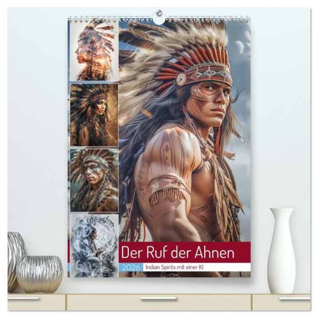 Der Ruf der Ahnen (hochwertiger Premium Wandkalender 2026 DIN A2 hoch), Kunstdruck in Hochglanz - Steffen Gierok-Latniak