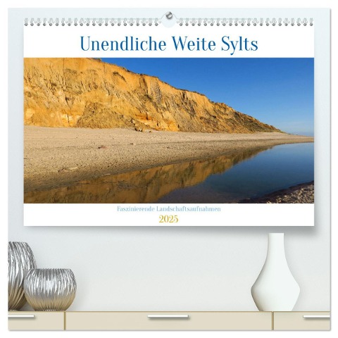 Unendliche Weite Sylts - Faszinierende Landschaftsaufnahmen (hochwertiger Premium Wandkalender 2025 DIN A2 quer), Kunstdruck in Hochglanz - Claudia Schimmack