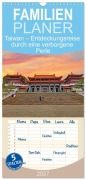 Cover-Bild zum Titel 'Familienplaner 2027 - Taiwan - Entdeckungsreise durch eine verborgene Perle mit 5 Spalten (Wandkalender, 21 x 45 cm) CALVENDO' von 'Denise Graupner'