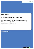 Cover-Bild zum Titel 'Kreationismus vs. Darwinismus' von 'Julia Koehler'