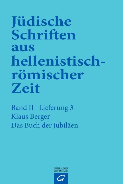 Das Buch der Jubiläen - Klaus Berger