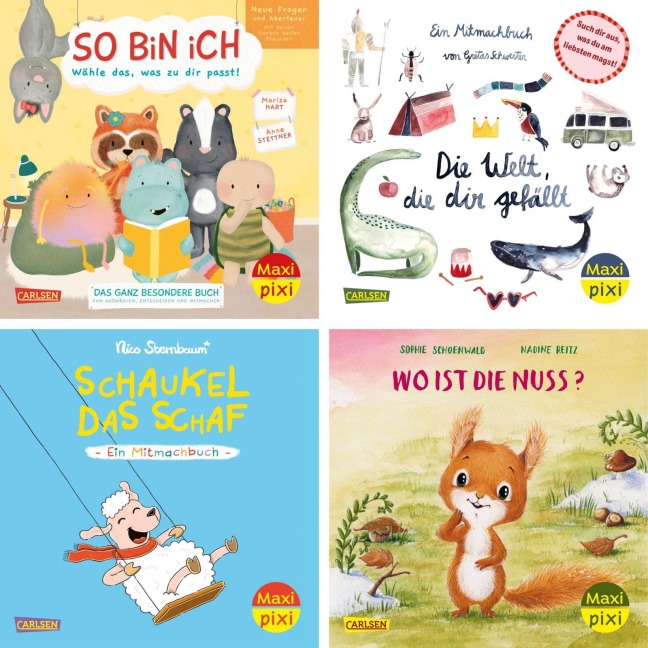 Maxi-Pixi-Box 122: Neue Bilderbücher zum Mitmachen (4x5 Exemplare) - Diverse