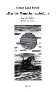 Cover-Bild zum Titel 'Das ist Menschensache!...' von 'Cyprian Kamil Norwid'