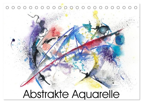 Abstrakte Aquarelle (Tischkalender 2024 DIN A5 quer), CALVENDO Monatskalender - Jitka Krause