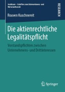 Cover-Bild zum Titel 'Die aktienrechtliche Legalitätspflicht' von 'Rouven Kuschnereit'