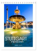 STUTTGART Impressionen (Tischkalender 2025 DIN A5 hoch), CALVENDO Monatskalender - Werner Dieterich