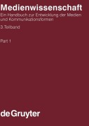 Cover-Bild zum Titel 'Medienwissenschaft. 3. Teilband' von ''