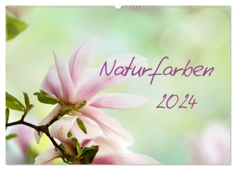 Naturfarben (Wandkalender 2024 DIN A2 quer), CALVENDO Monatskalender - Nailia Schwarz