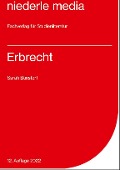 Cover-Bild zum Titel 'Erbrecht' von 'Sarah Bünstorf'