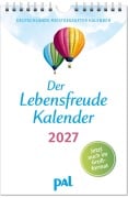 Cover-Bild zum Titel 'Der Lebensfreude-Kalender 2027 im Großformat' von 'Doris Wolf, Maja Günther, Rolf Merkle'