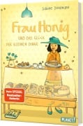 Cover-Bild zum Titel 'Frau Honig und das Glück der kleinen Dinge' von 'Sabine Bohlmann'