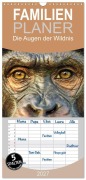 Cover-Bild zum Titel 'Familienplaner 2027 - Die Augen der Wildnis mit 5 Spalten (Wandkalender, 21 x 45 cm) CALVENDO' von 'Torsten Irmer'