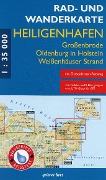 Rad- und Wanderkarte Heiligenhafen, Oldenburg i. H., Großenbrode 1:35 000 - 