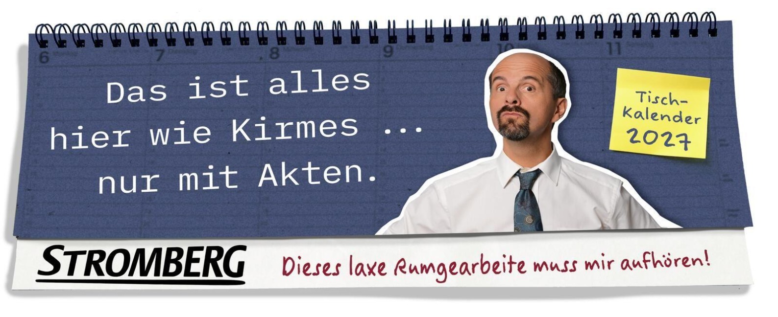 Stromberg Tischkalender 2027 - 