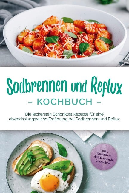 Sodbrennen und Reflux Kochbuch: Die leckersten Schonkost Rezepte für eine abwechslungsreiche Ernährung bei Sodbrennen und Reflux - inkl. Fingerfood, Aufstrichen & Getränken - Rieke Detlefs