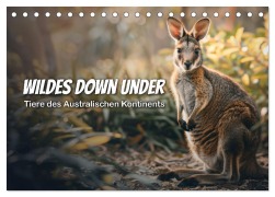 Cover-Bild zum Titel 'Wildes Down Under: Tiere des Australischen Kontinents (Tischkalender 2026 DIN A5 quer), CALVENDO Monatskalender' von 'Peter R. Stuhlmann'