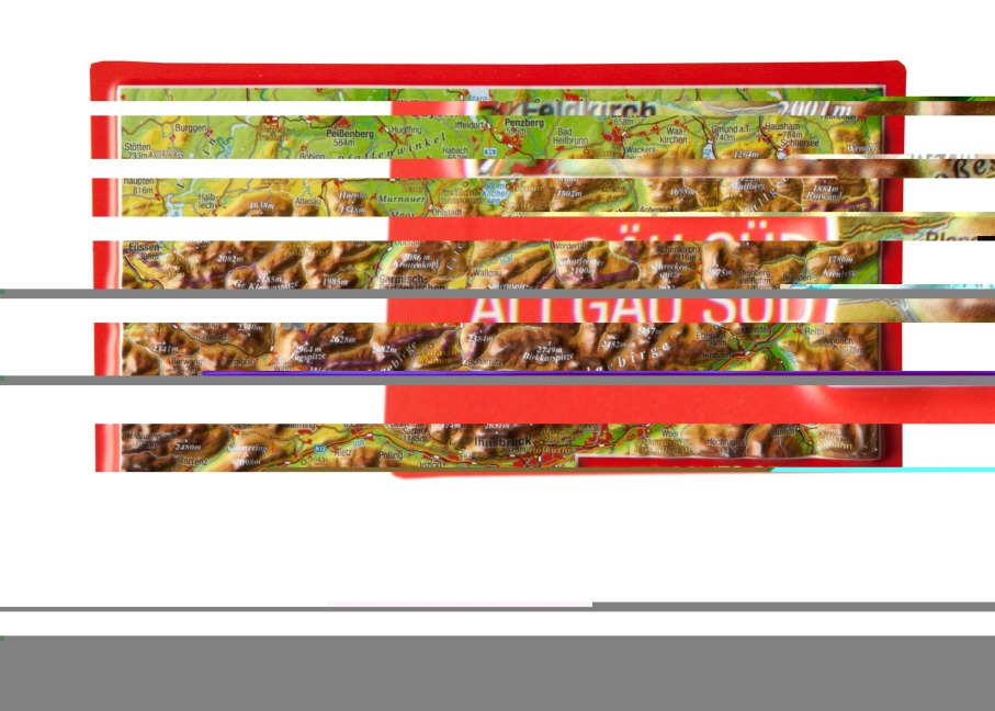 Reliefpostkarte Bayerisches Oberland - André Markgraf, Mario Engelhardt