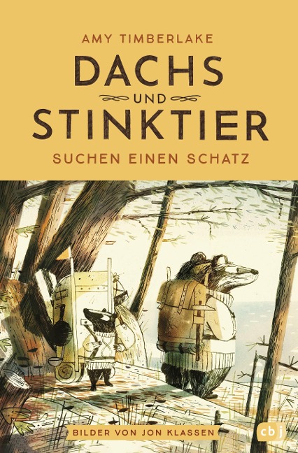 Dachs und Stinktier suchen einen Schatz - Amy Timberlake