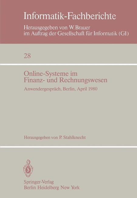 Online-Systeme im Finanz- und Rechnungswesen - 