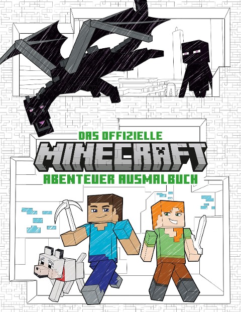 Das offizielle Minecraft-Abenteuer-Ausmalbuch - 