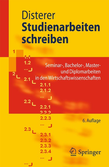 Studienarbeiten schreiben - Georg Disterer