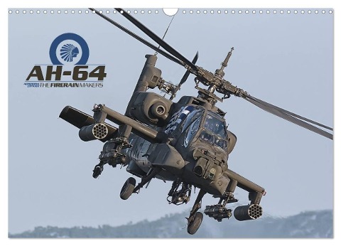 Hellenic Army AH-64 (Wall Calendar 2024 DIN A3 landscape), CALVENDO 12 Month Wall Calendar - Nick Delhanidis