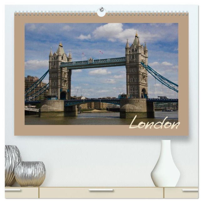 London (hochwertiger Premium Wandkalender 2026 DIN A2 quer), Kunstdruck in Hochglanz - Andrea Koch