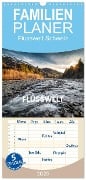 Familienplaner 2025 - Flusswelt Schweiz mit 5 Spalten (Wandkalender, 21 x 45 cm) CALVENDO - Simon Schuhmacher