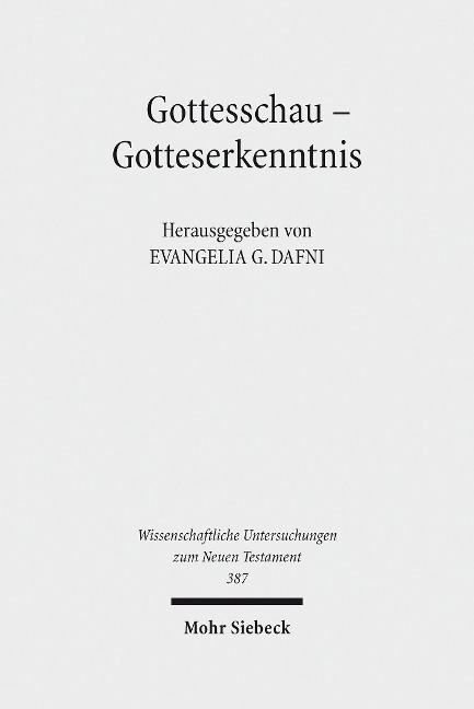 Gottesschau - Gotteserkenntnis - 