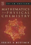 Cover-Bild zum Titel 'Mathematics for Physical Chemistry' von 'Robert G. Mortimer'