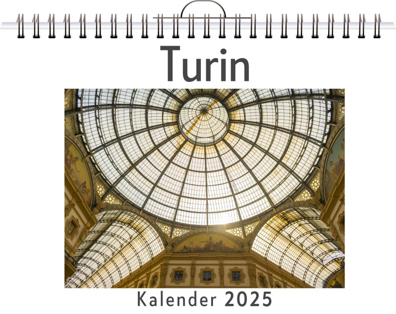 Turin - (Wandkalender 2025, Kalender DIN A4 quer, Monatskalender im Querformat mit Kalendarium, das perfekte Geschenk) - Olivia Peters