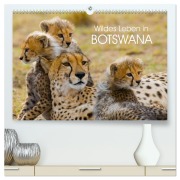 Wildes Leben in Botswana (hochwertiger Premium Wandkalender 2026 DIN A2 quer), Kunstdruck in Hochglanz - Elisabeth Stanzer