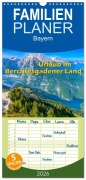 Cover-Bild zum Titel 'Familienplaner 2026 - Urlaub im Berchtesgadener Land mit 5 Spalten (Wandkalender, 21 x 45 cm) CALVENDO' von 'Dieter Wilczek'